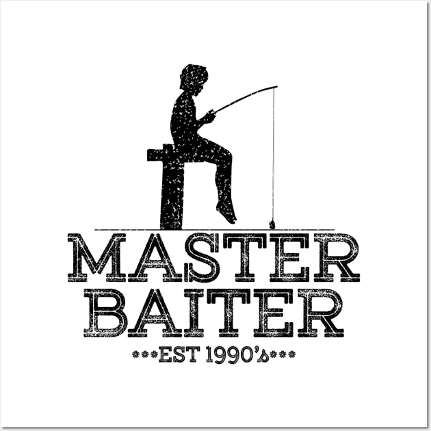 Funny Fishing Master Baiter Wall Art by pa2rok